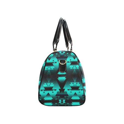 Dark-Deep Lake-Winter-Camp New Waterproof Travel Bag/Small (Model 1639) Waterproof Travel Bags (1639) e-joyer