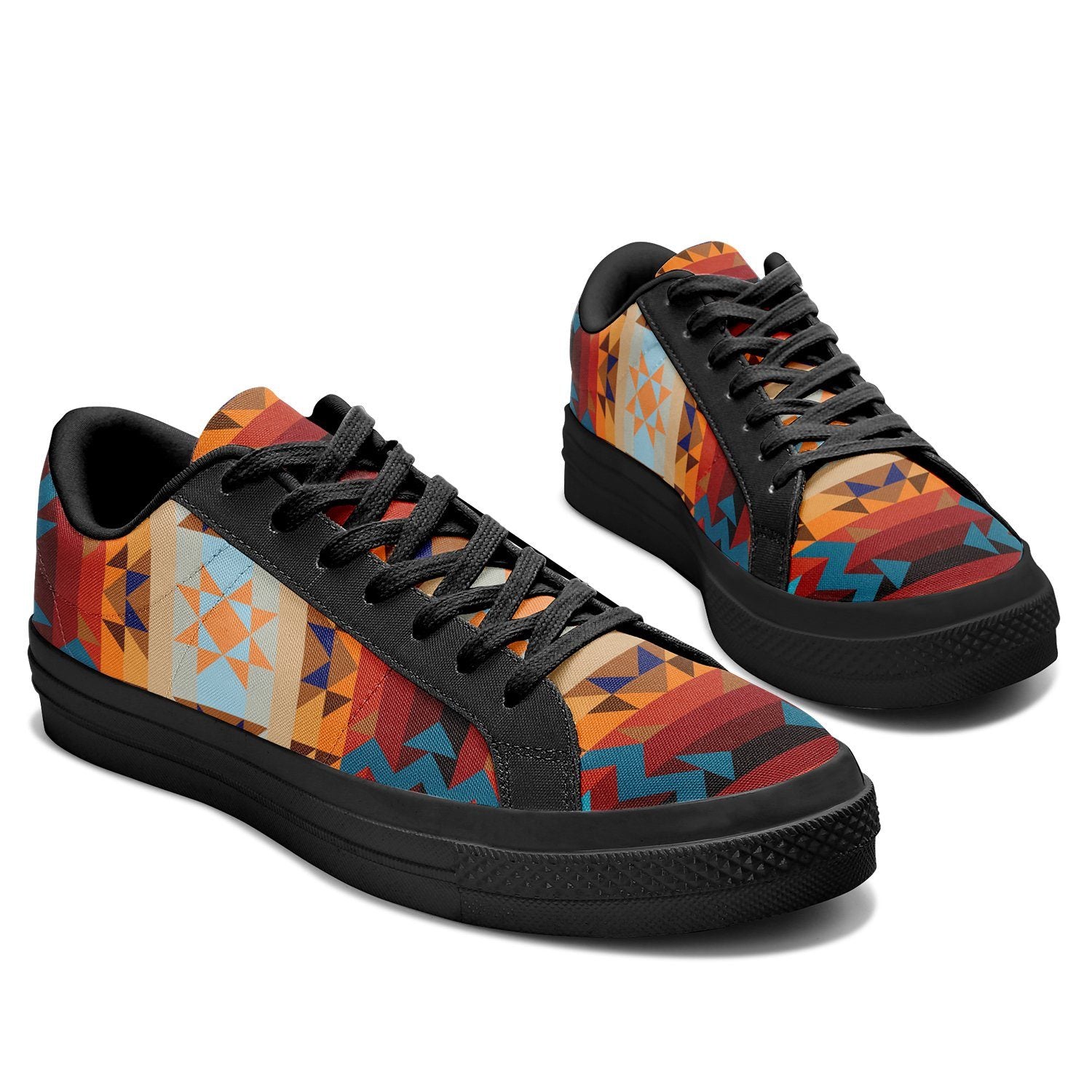 Dark Sandway Aapisi Low Top Canvas Shoes Black Sole aapisi Herman