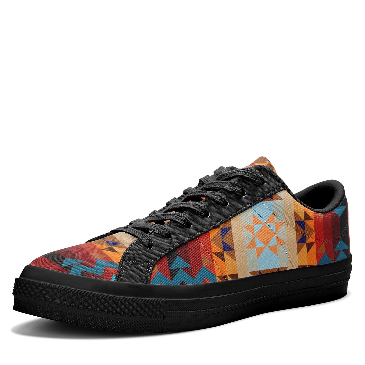 Dark Sandway Aapisi Low Top Canvas Shoes Black Sole aapisi Herman