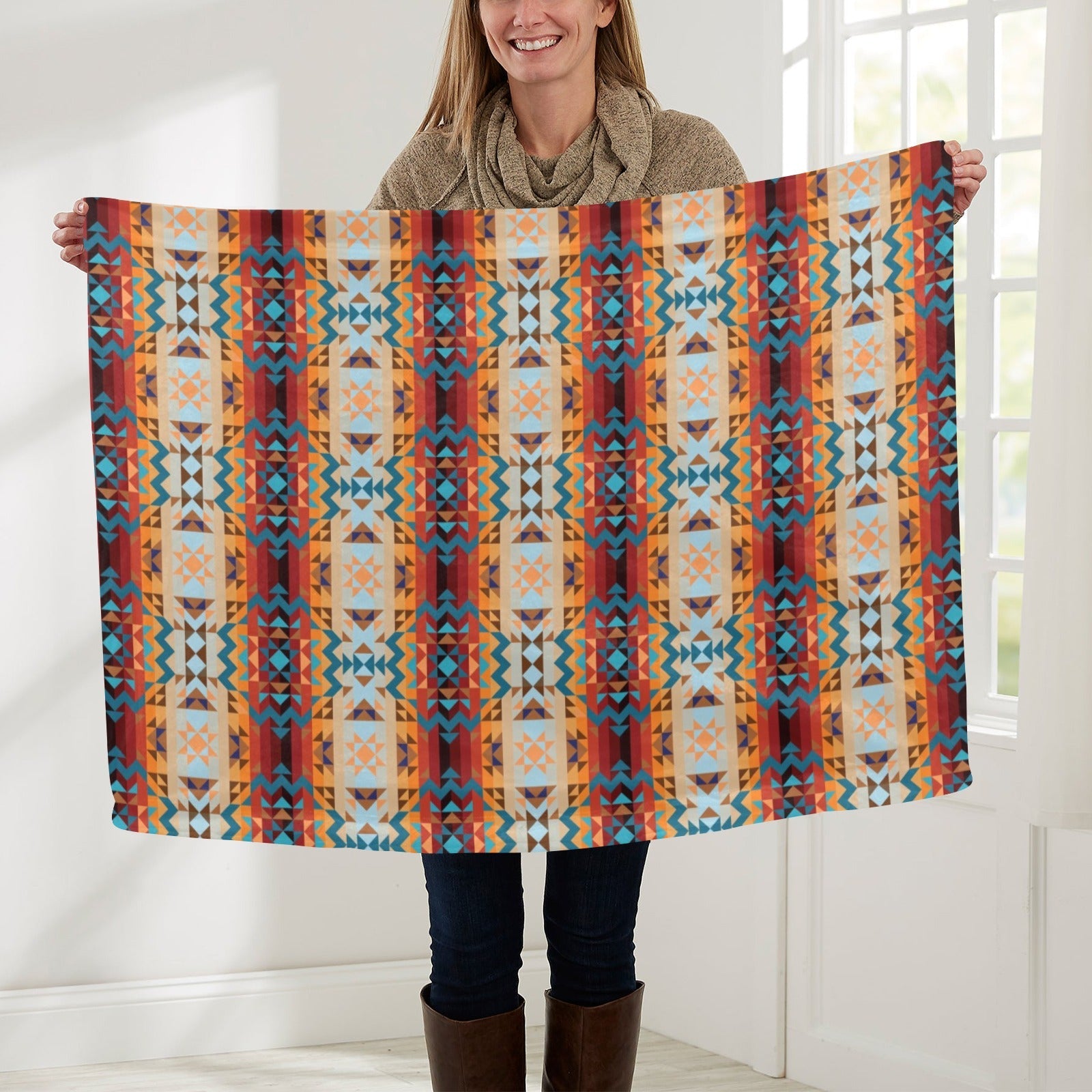 Dark Sandway Baby Blanket 30"x40" Baby Blanket 30"x40" e-joyer