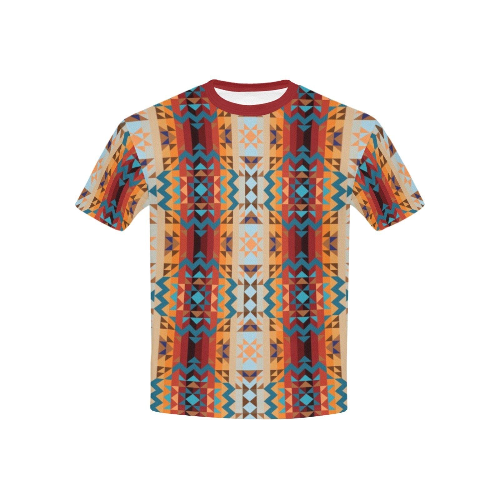 Dark Sandway Kids' All Over Print T-shirt (USA Size) (Model T40) All Over Print T-shirt for Kid (T40) e-joyer