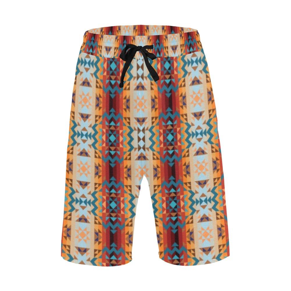 Dark Sandway Men's All Over Print Casual Shorts (Model L23) Men's Casual Shorts (L23) e-joyer