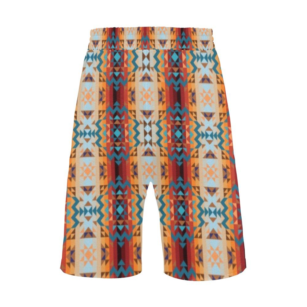 Dark Sandway Men's All Over Print Casual Shorts (Model L23) Men's Casual Shorts (L23) e-joyer