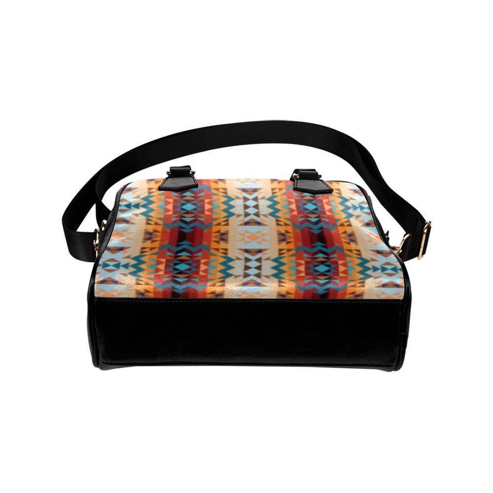 Dark Sandway Shoulder Handbag (Model 1634) Shoulder Handbags (1634) e-joyer