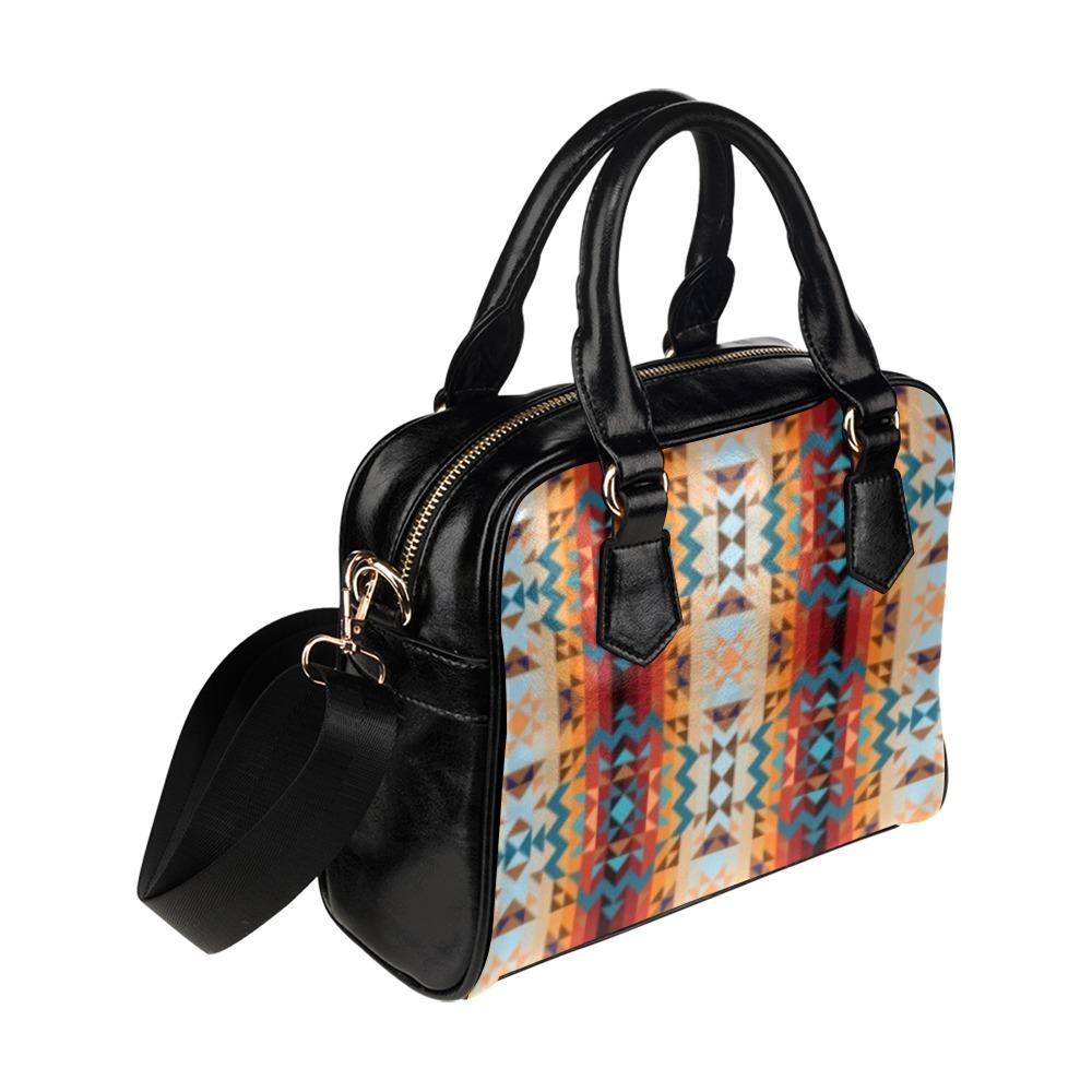 Dark Sandway Shoulder Handbag (Model 1634) Shoulder Handbags (1634) e-joyer