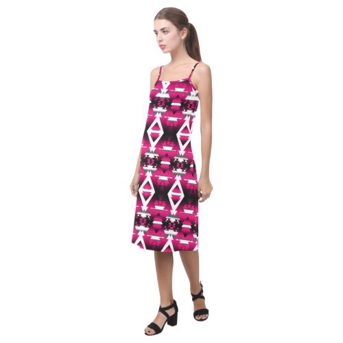 Dark Sunset Winter Camp Alcestis Slip Dress (Model D05) Alcestis Slip Dress (D05) e-joyer