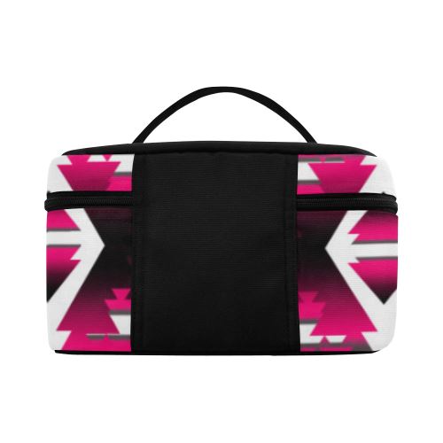 Dark Sunset Winter Camp Cosmetic Bag/Large (Model 1658) Cosmetic Bag e-joyer