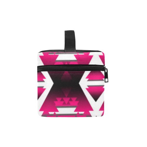 Dark Sunset Winter Camp Cosmetic Bag/Large (Model 1658) Cosmetic Bag e-joyer