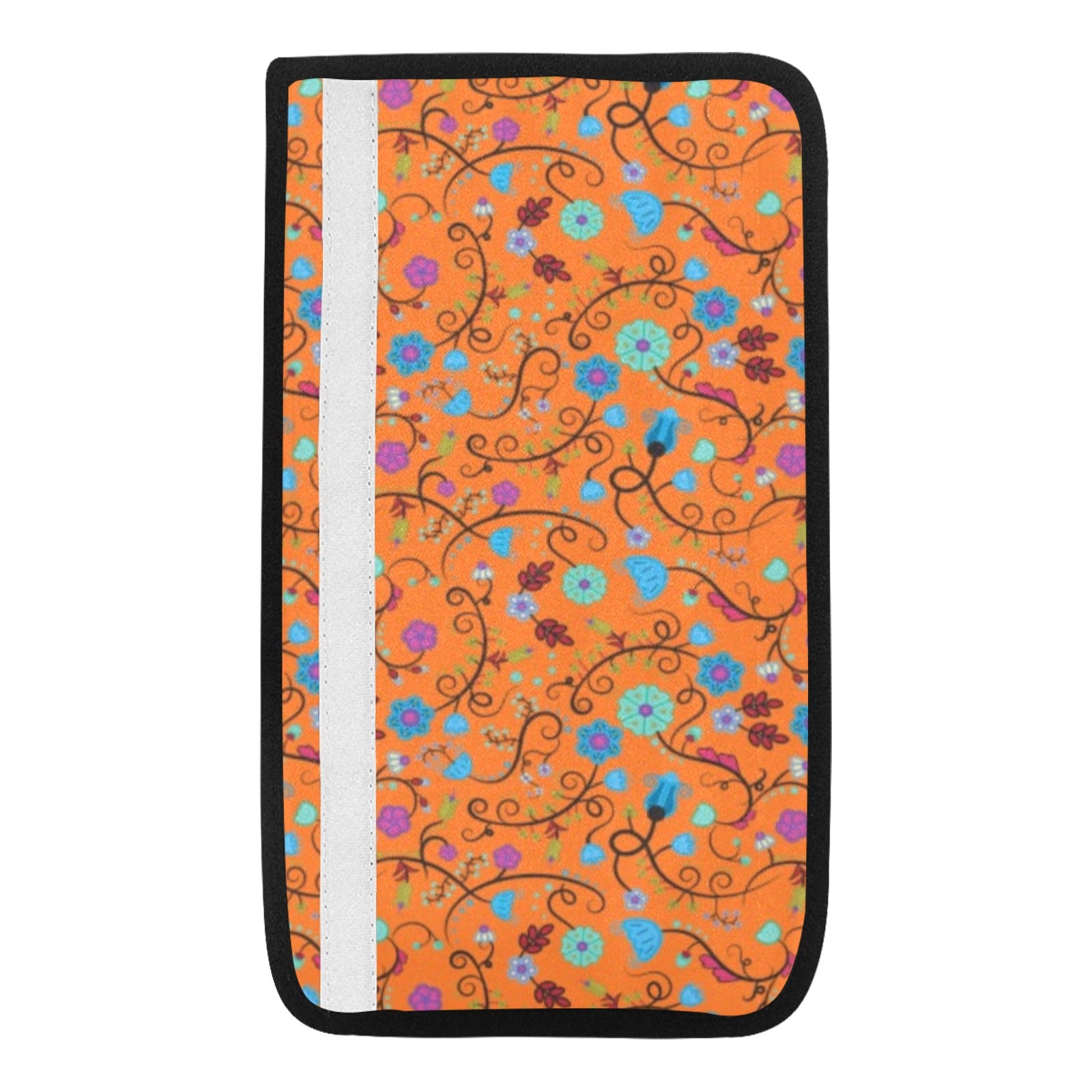 Nipin Blossom Carrot Car Seat Belt Cover 7''x12.6'' (Pack of 2)