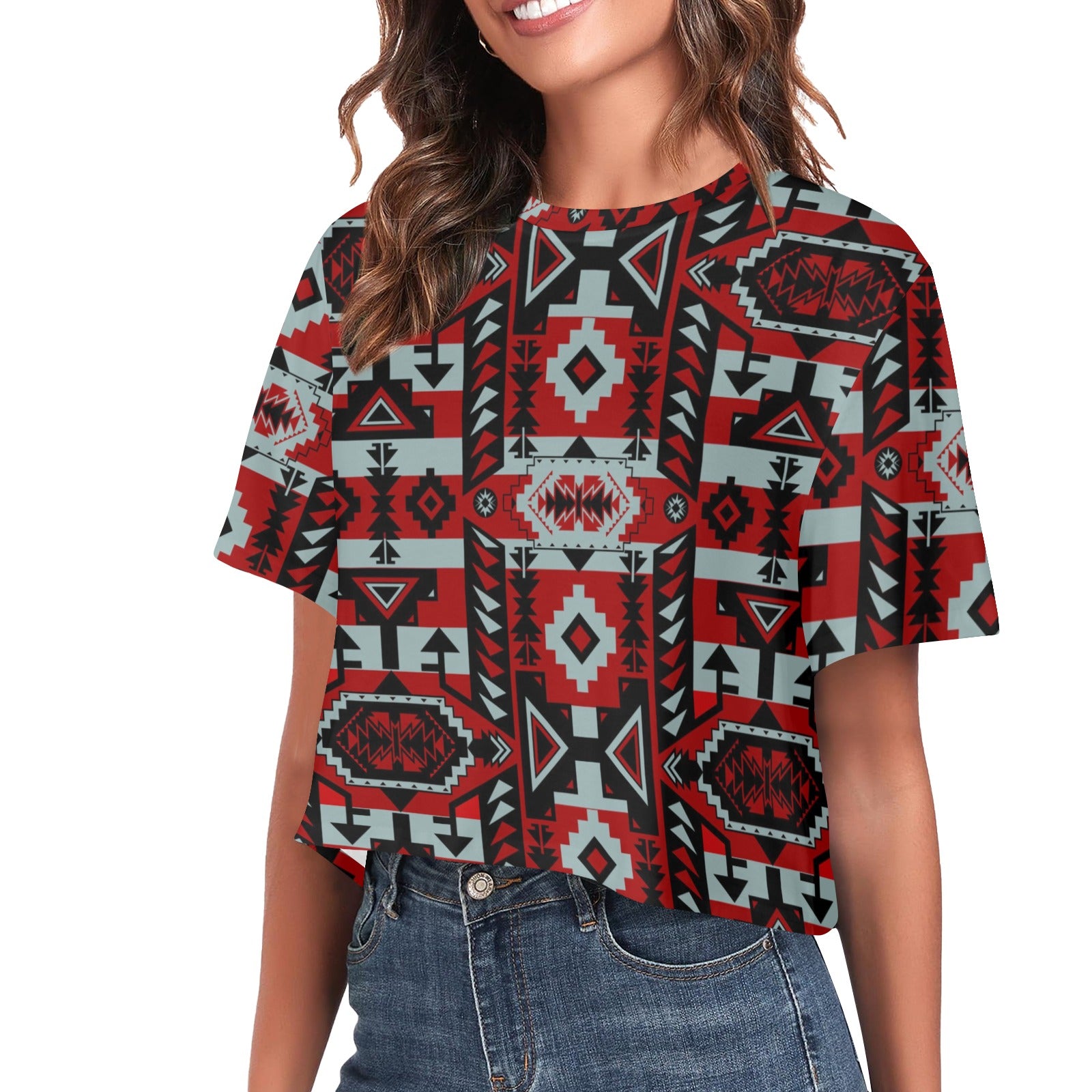 Chiefs Mountain Candy Sierra Dark Women's Cropped T-shirt