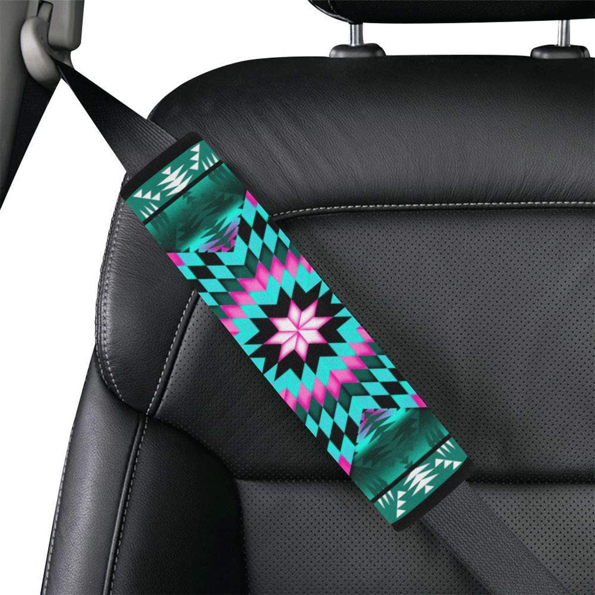 Deep Lake and Sunset Star Car Seat Belt Cover 7''x12.6'' Car Seat Belt Cover 7''x12.6'' e-joyer