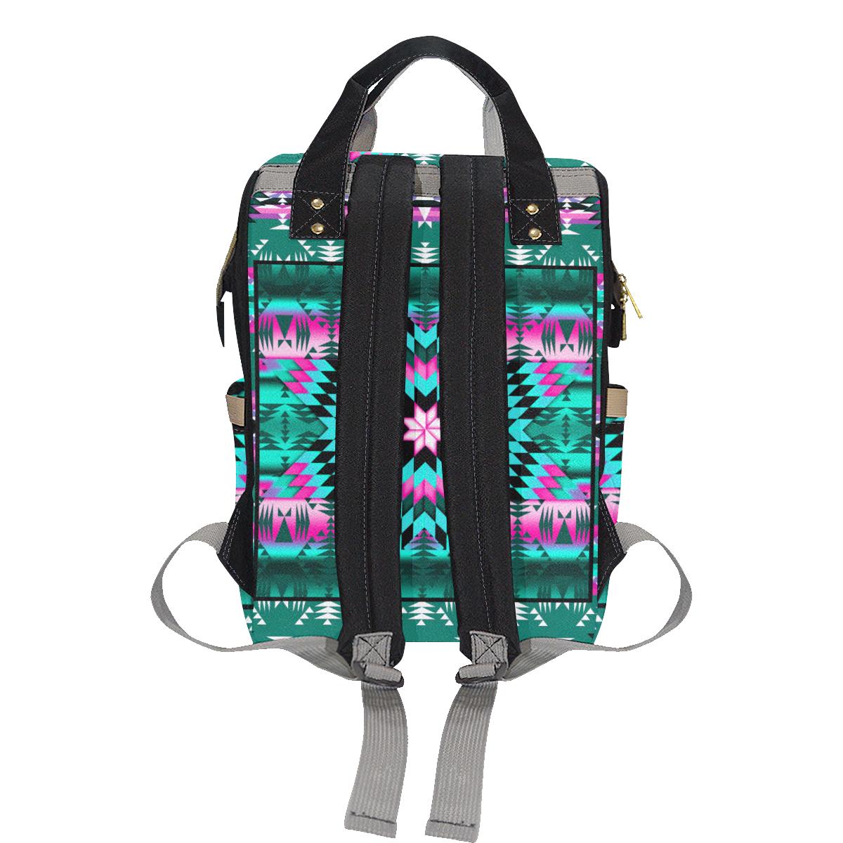 Deep Lake and Sunset Star Multi-Function Diaper Backpack (Model 1688) Diaper Backpack (1688) e-joyer