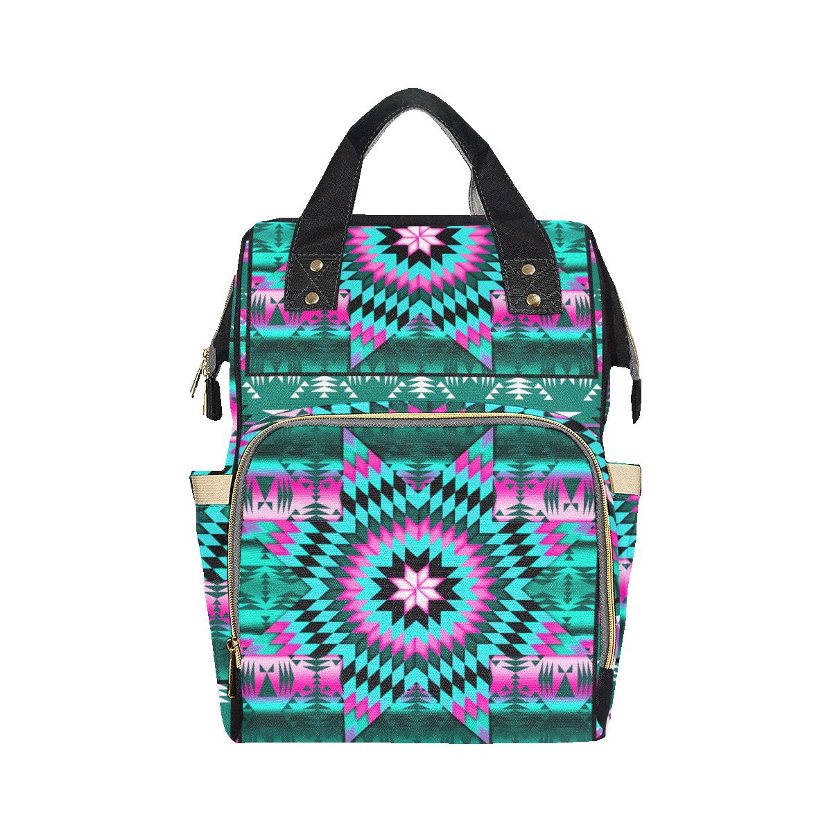 Deep Lake and Sunset Star Multi-Function Diaper Backpack (Model 1688) Diaper Backpack (1688) e-joyer