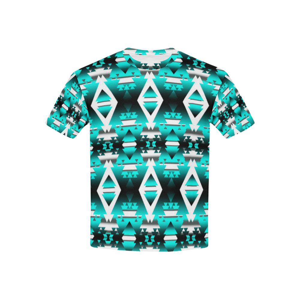 Deep Lake Winter Camp All Over Print T-shirt for Kid (USA Size) (Model T40) All Over Print T-shirt for Kid (T40) e-joyer