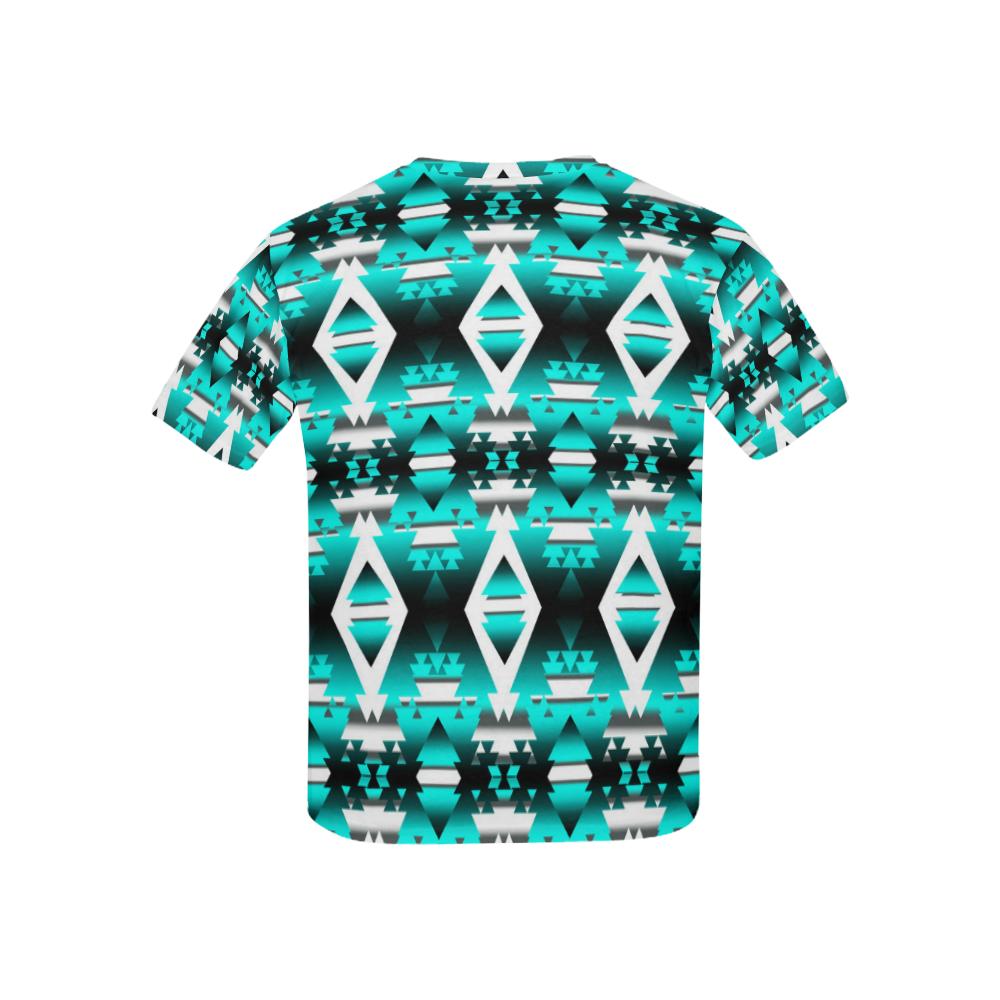 Deep Lake Winter Camp All Over Print T-shirt for Kid (USA Size) (Model T40) All Over Print T-shirt for Kid (T40) e-joyer