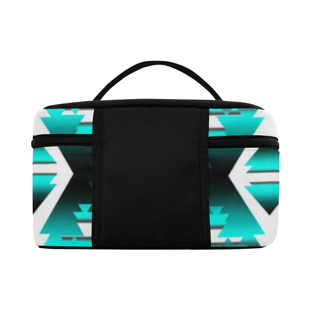 Deep Lake Winter Camp Cosmetic Bag/Large (Model 1658) Cosmetic Bag e-joyer