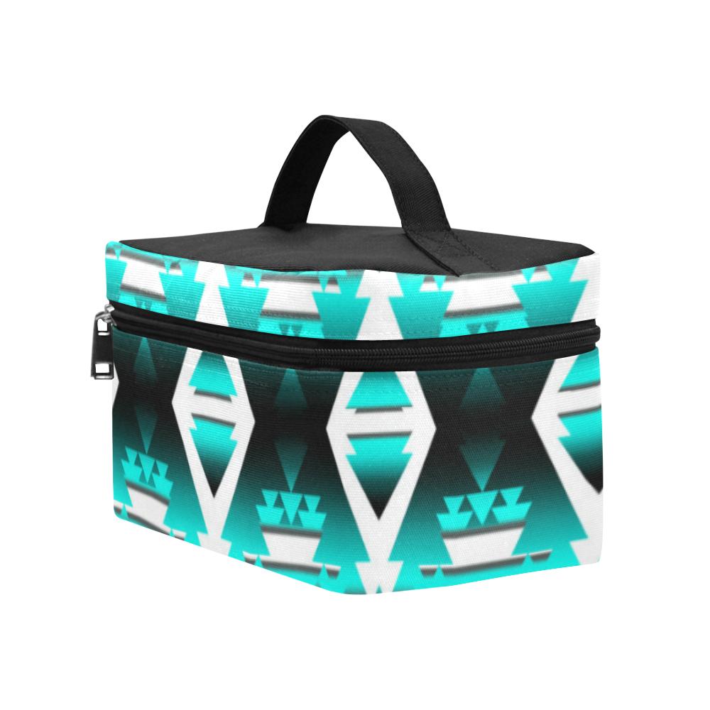 Deep Lake Winter Camp Cosmetic Bag/Large (Model 1658) Cosmetic Bag e-joyer