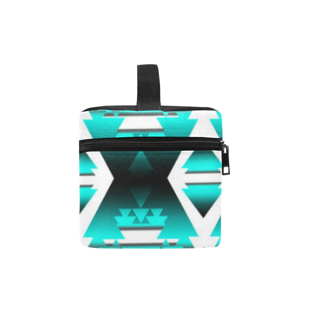 Deep Lake Winter Camp Cosmetic Bag/Large (Model 1658) Cosmetic Bag e-joyer