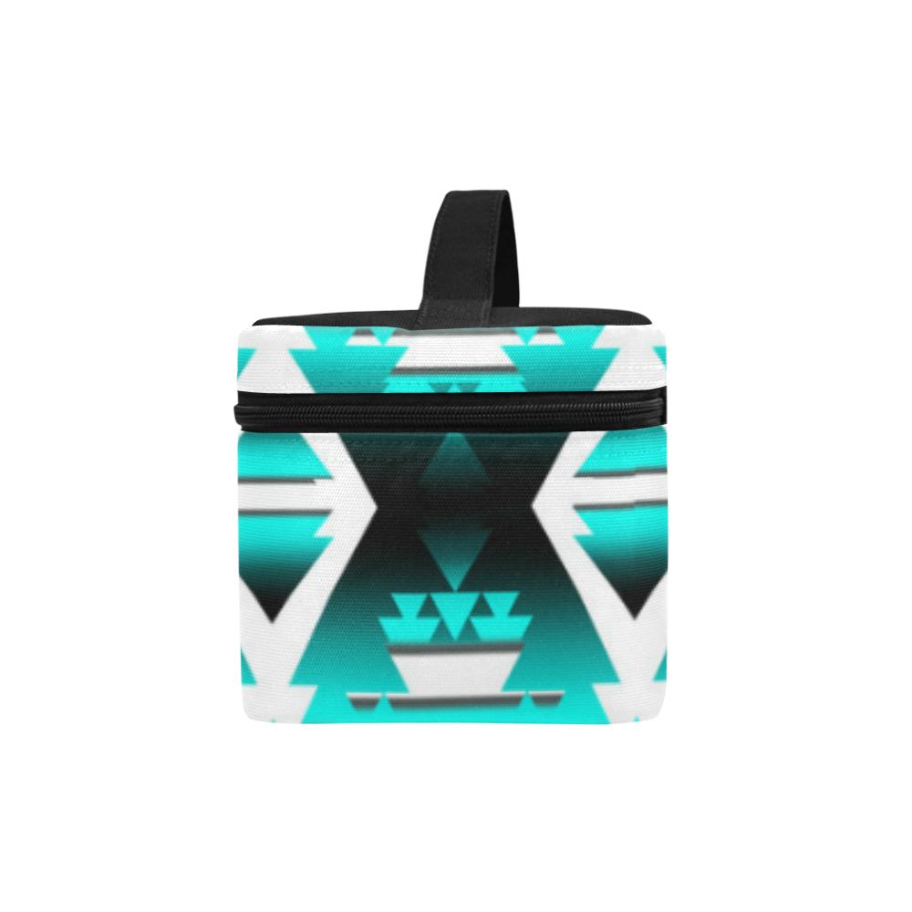 Deep Lake Winter Camp Cosmetic Bag/Large (Model 1658) Cosmetic Bag e-joyer