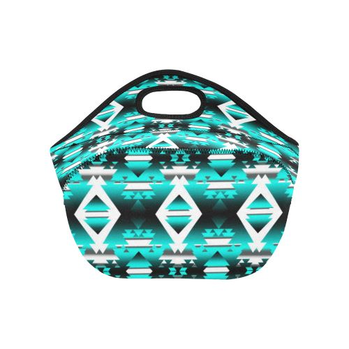 Deep Lake Winter Camp Neoprene Lunch Bag/Small (Model 1669) Neoprene Lunch Bag/Small (1669) e-joyer