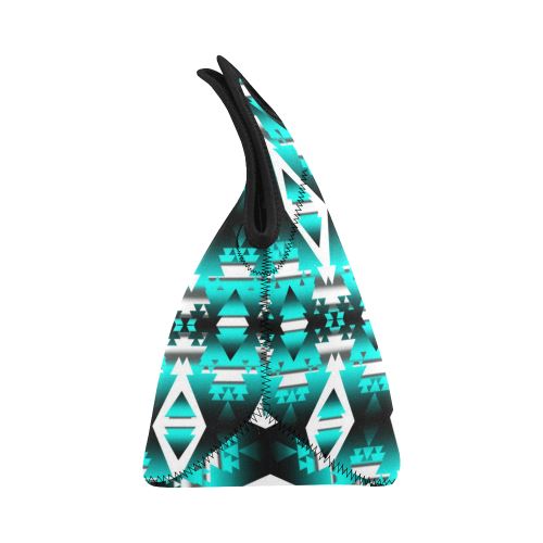 Deep Lake Winter Camp Neoprene Lunch Bag/Small (Model 1669) Neoprene Lunch Bag/Small (1669) e-joyer