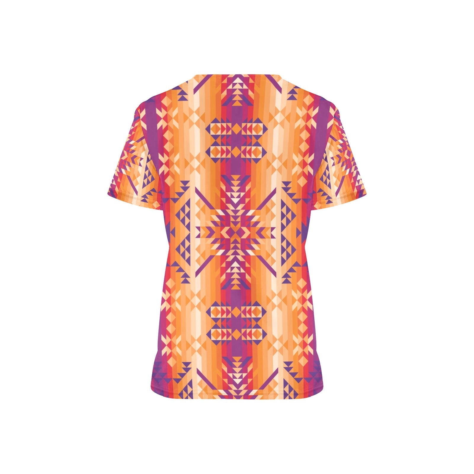 Desert Geo All Over Print Scrub Top Scrub Top e-joyer