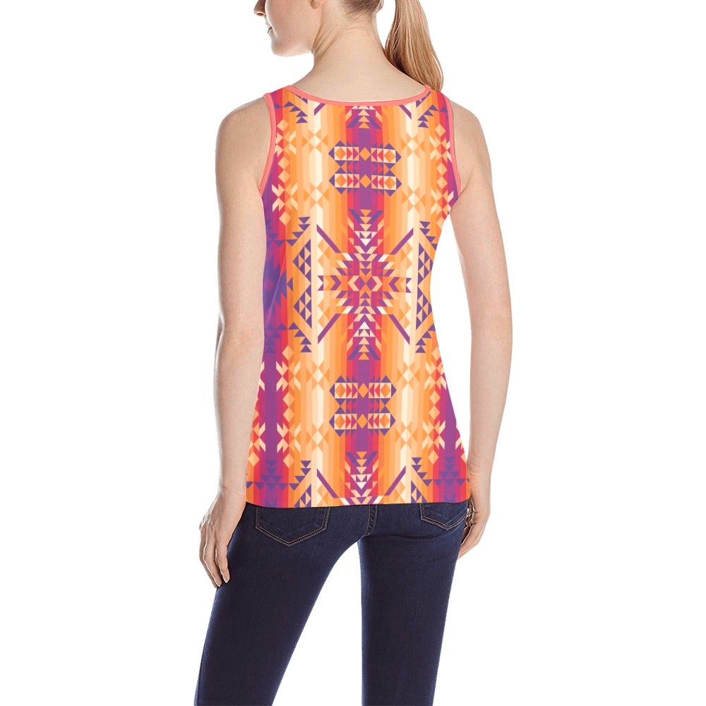 Desert Geo All Over Print Tank Top for Women (Model T43) All Over Print Tank Top for Women (T43) e-joyer