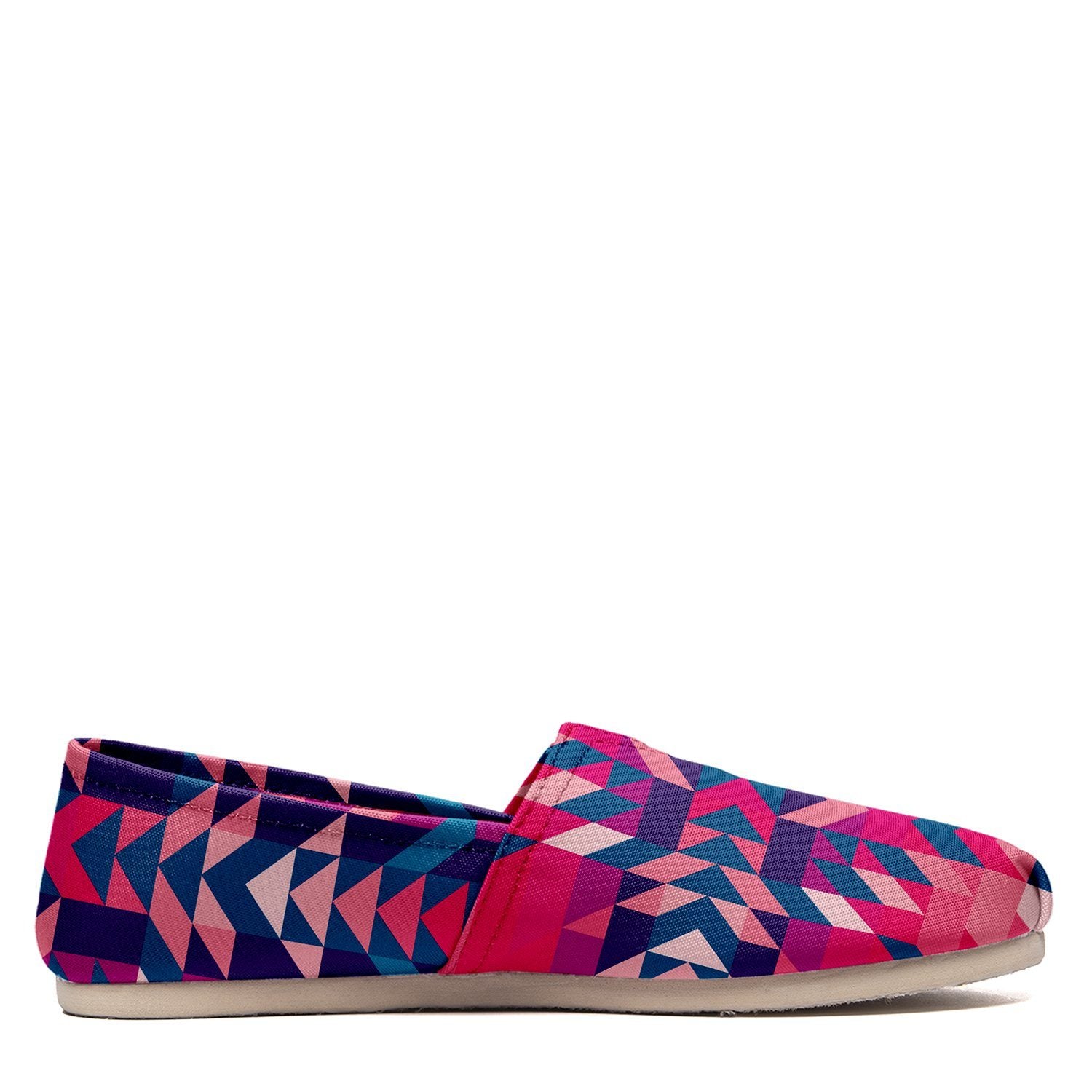 Desert Geo Blue Casual Unisex Slip On Shoe Herman