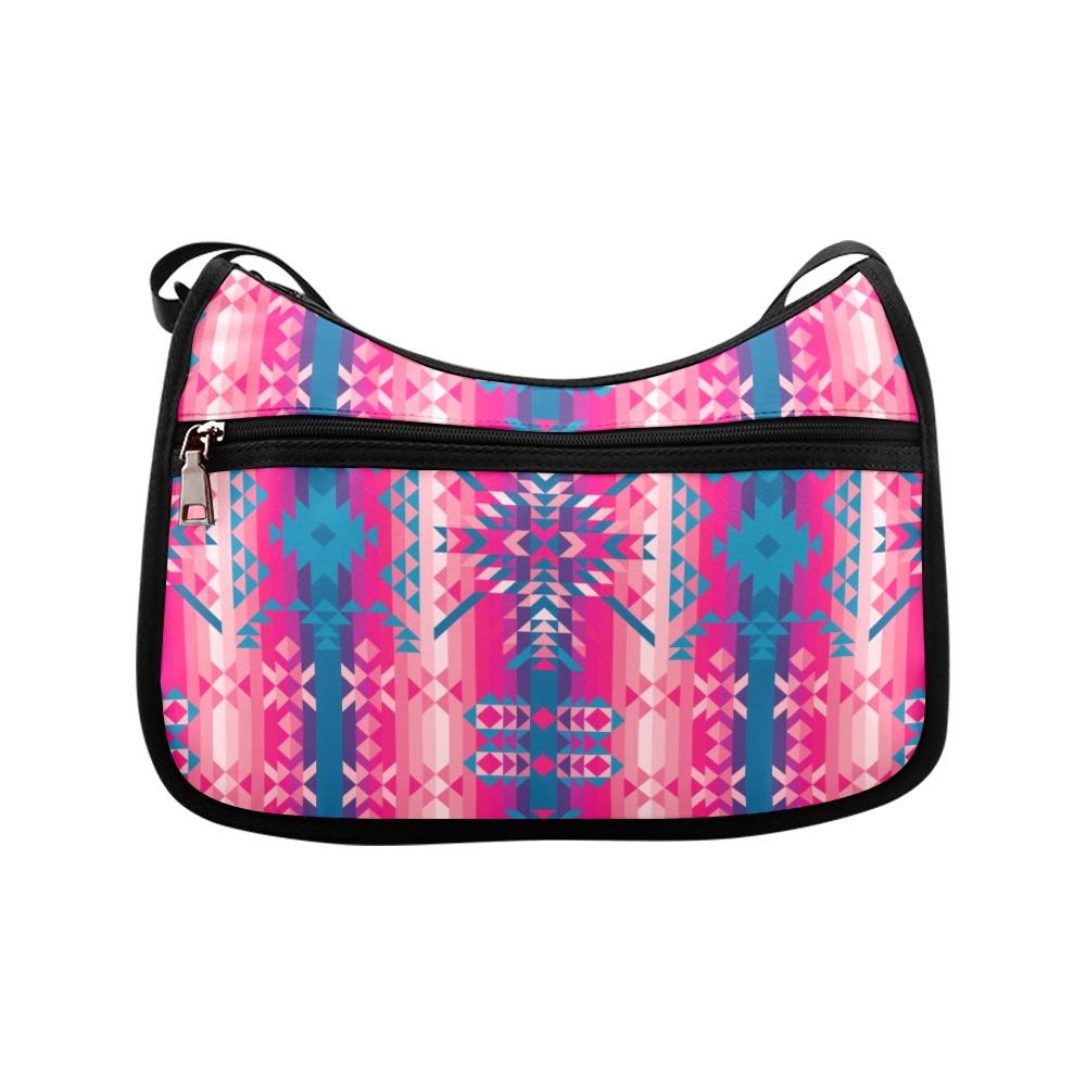 Desert Geo Blue Crossbody Bags (Model 1616) Crossbody Bags (1616) e-joyer
