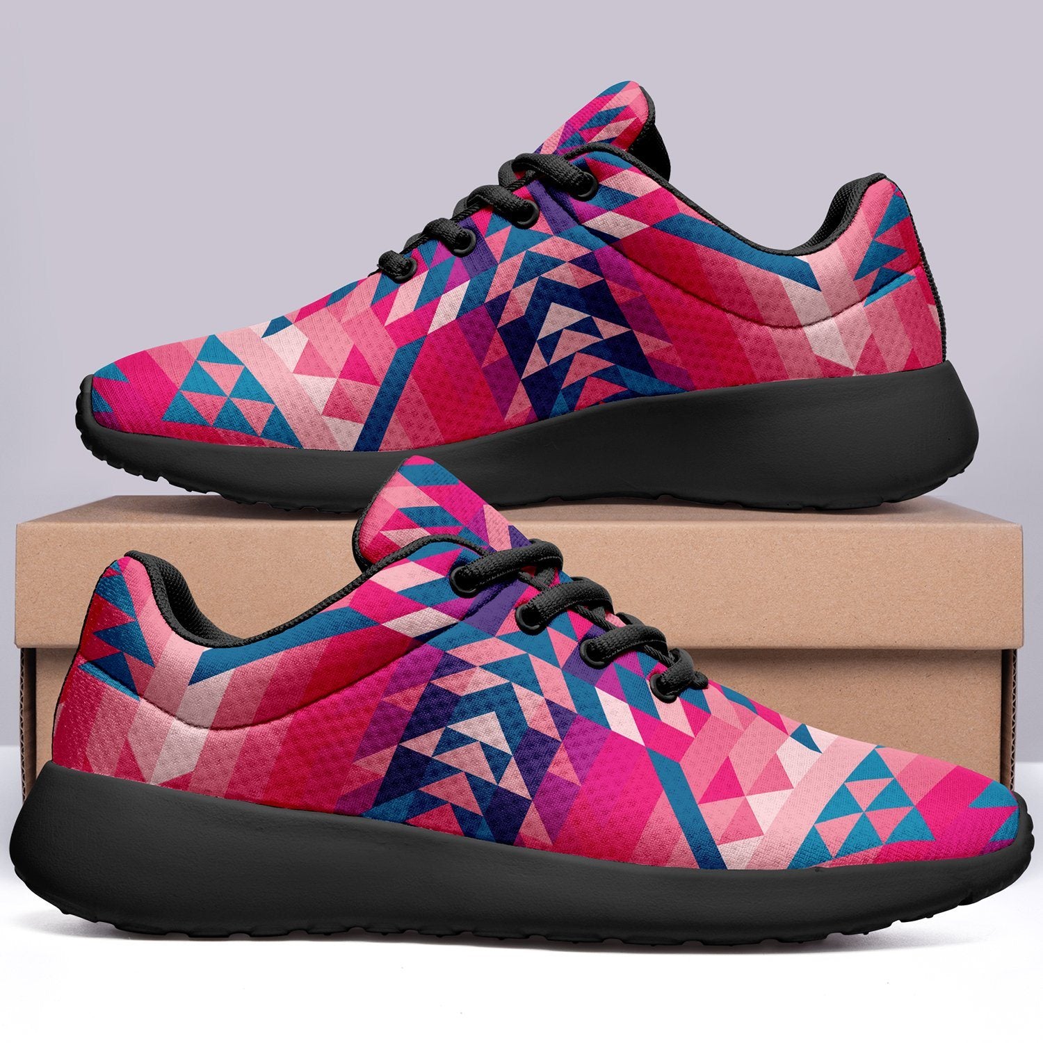 Desert Geo Blue Ikkaayi Sport Sneakers ikkaayi Herman