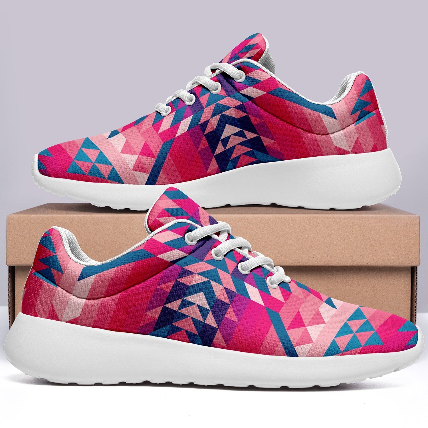 Desert Geo Blue Ikkaayi Sport Sneakers ikkaayi Herman