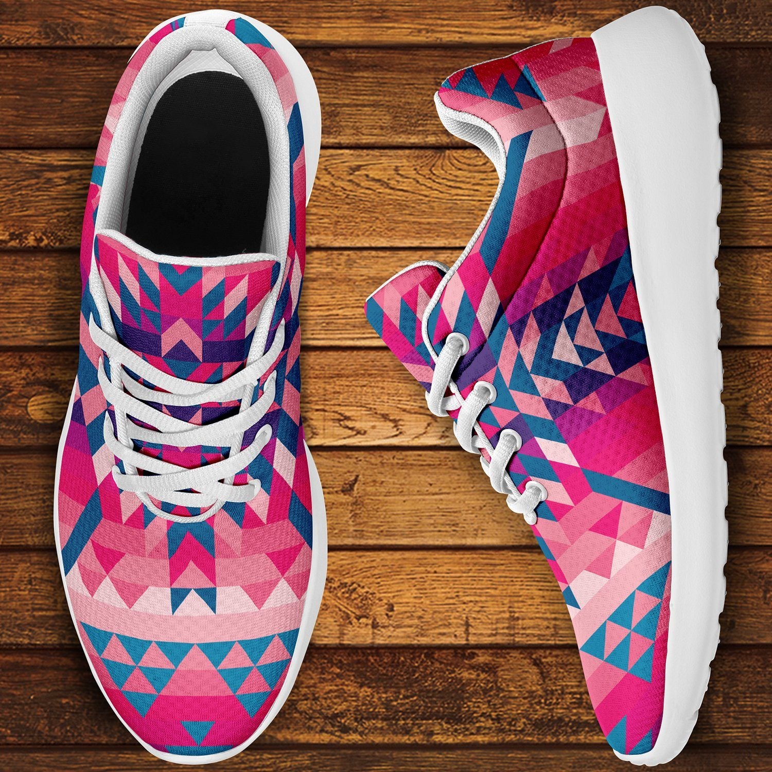 Desert Geo Blue Ikkaayi Sport Sneakers ikkaayi Herman