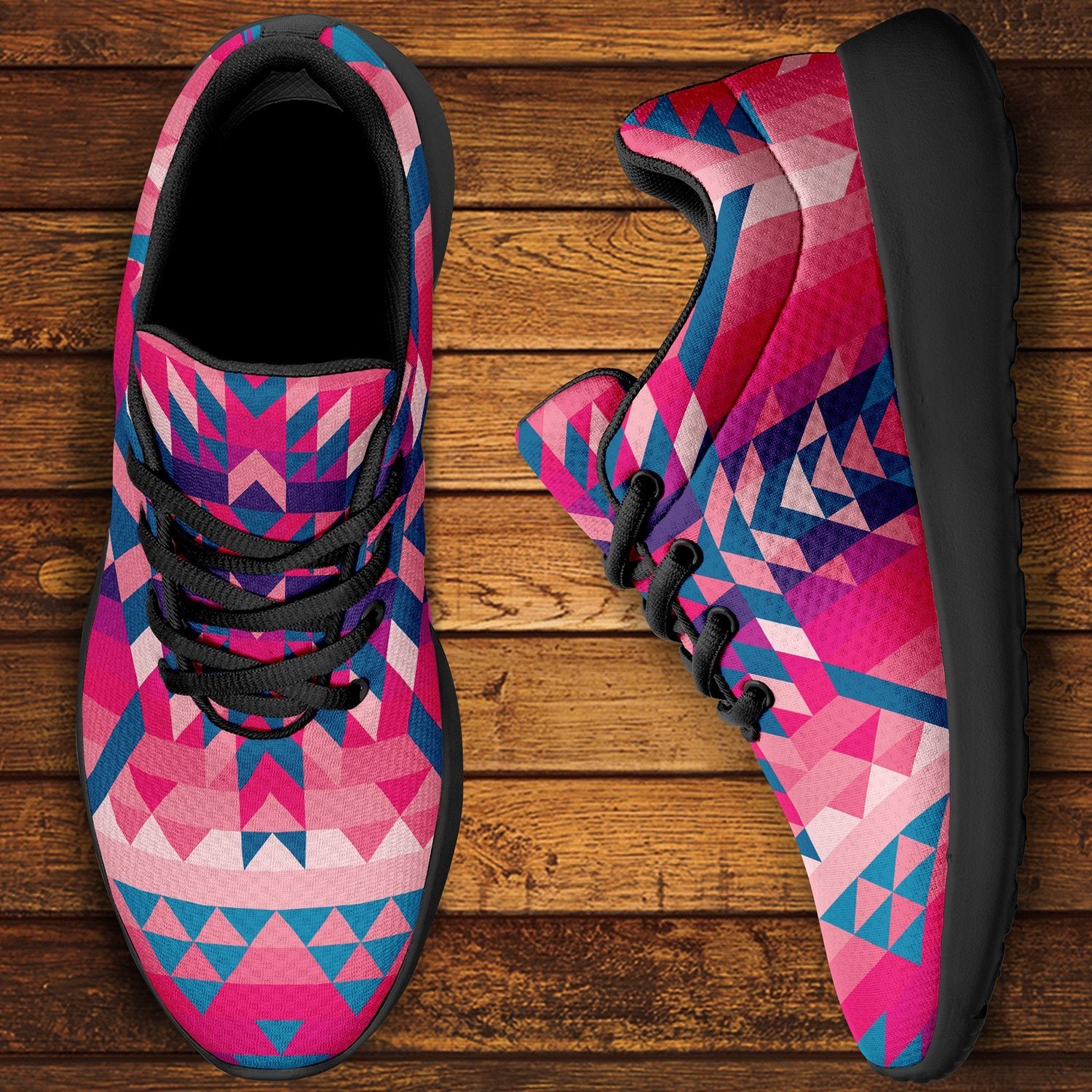 Desert Geo Blue Ikkaayi Sport Sneakers ikkaayi Herman