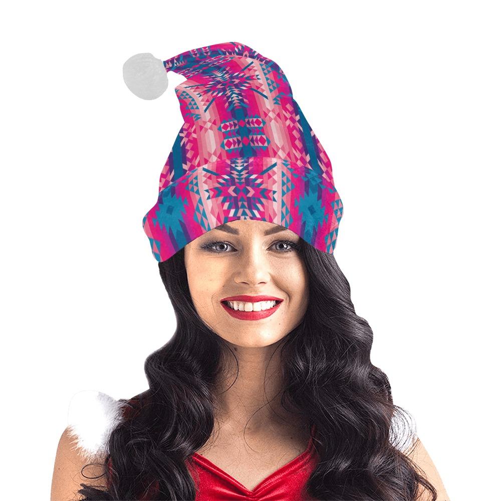 Desert Geo Blue Santa Hat Santa Hat e-joyer