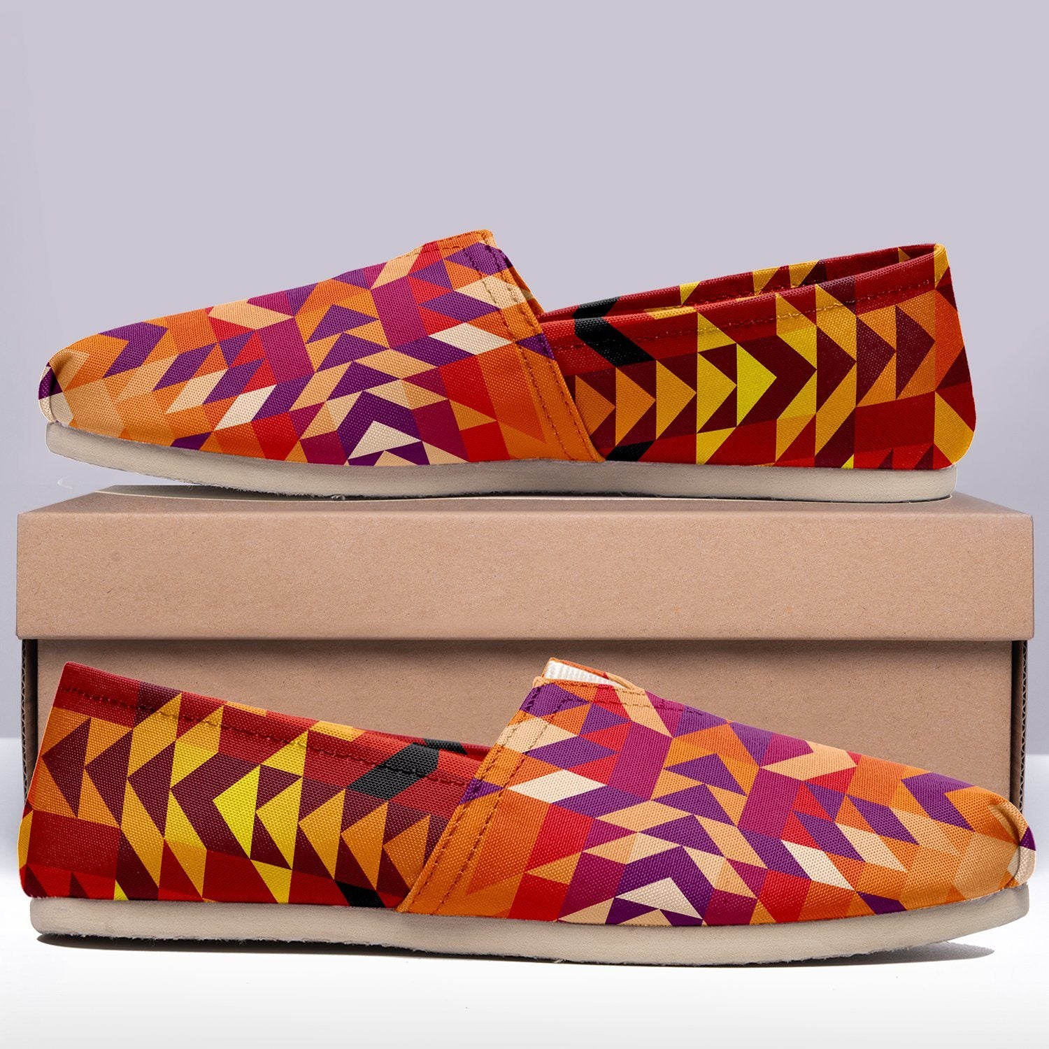 Desert Geo Casual Unisex Slip On Shoe Herman