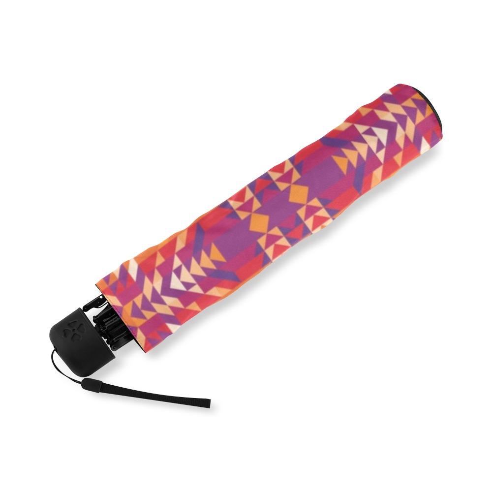 Desert Geo Foldable Umbrella (Model U01) Foldable Umbrella e-joyer