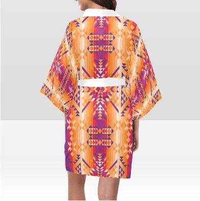Desert Geo Kimono Robe Artsadd