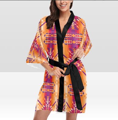 Desert Geo Kimono Robe Artsadd