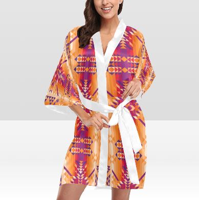Desert Geo Kimono Robe Artsadd