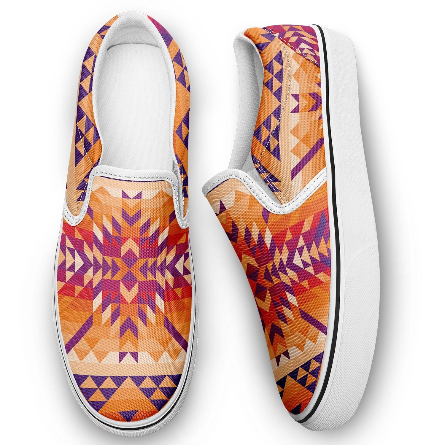 Desert Geo Otoyimm Canvas Slip On Shoes otoyimm Herman