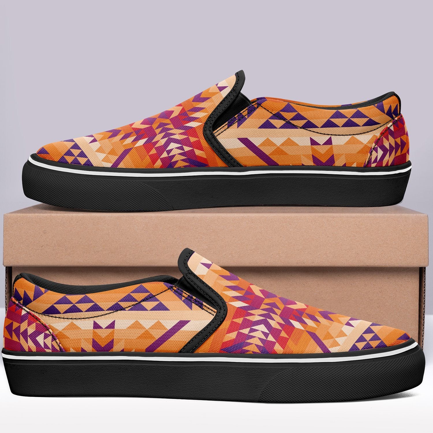 Desert Geo Otoyimm Canvas Slip On Shoes otoyimm Herman