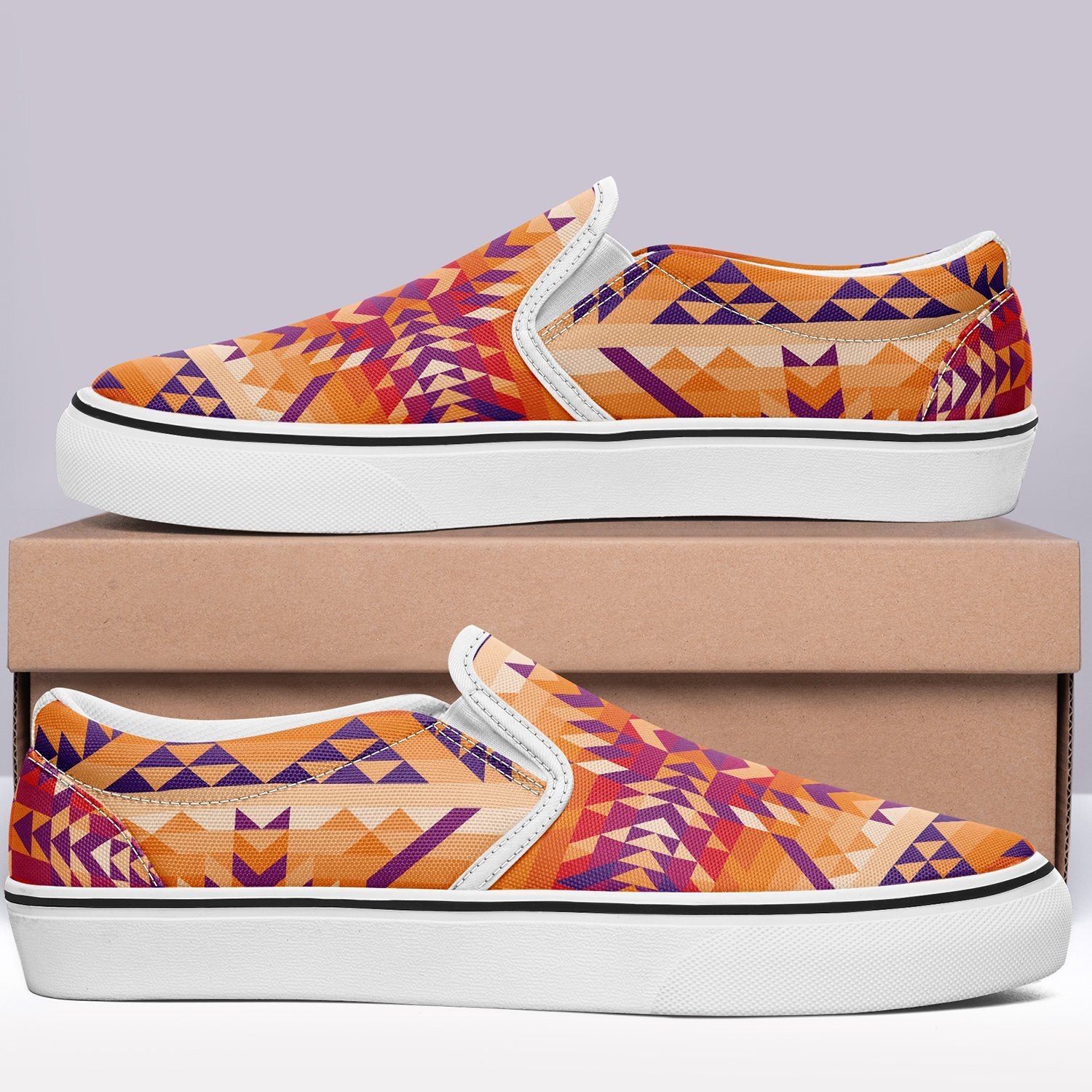 Desert Geo Otoyimm Canvas Slip On Shoes otoyimm Herman