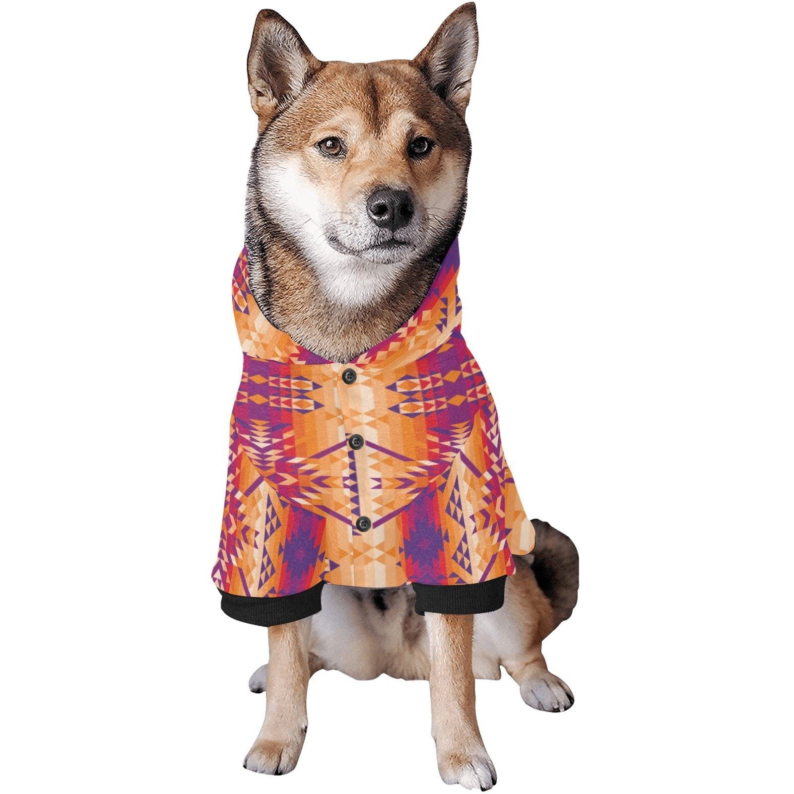 Desert Geo Pet Dog Hoodie Pet Dog Hoodie e-joyer