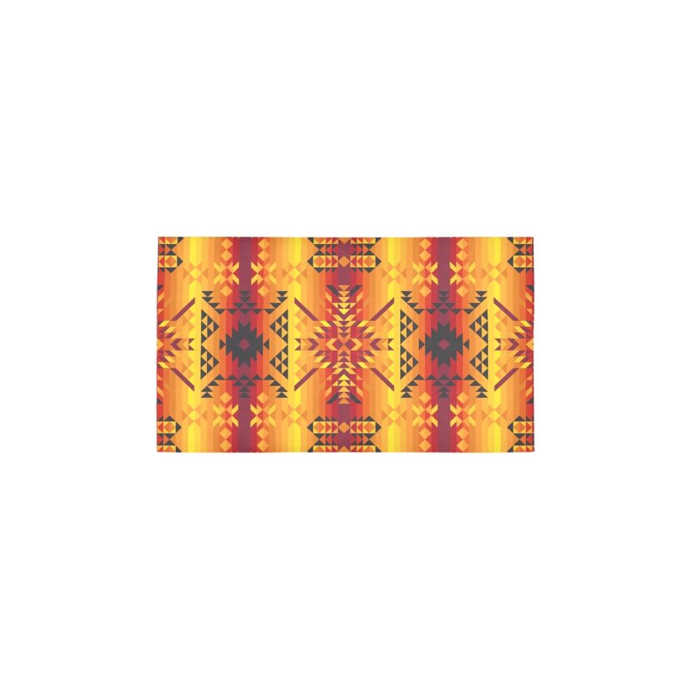 Desert Geo Yellow Red Bath Rug 16''x 28'' Bath Rug 16''x 28'' e-joyer