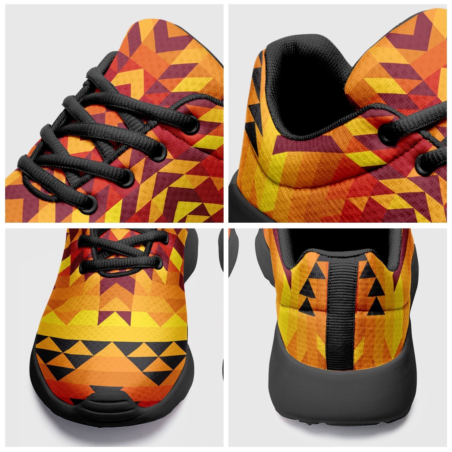 Desert Geo Yellow Red Ikkaayi Sport Sneakers ikkaayi Herman