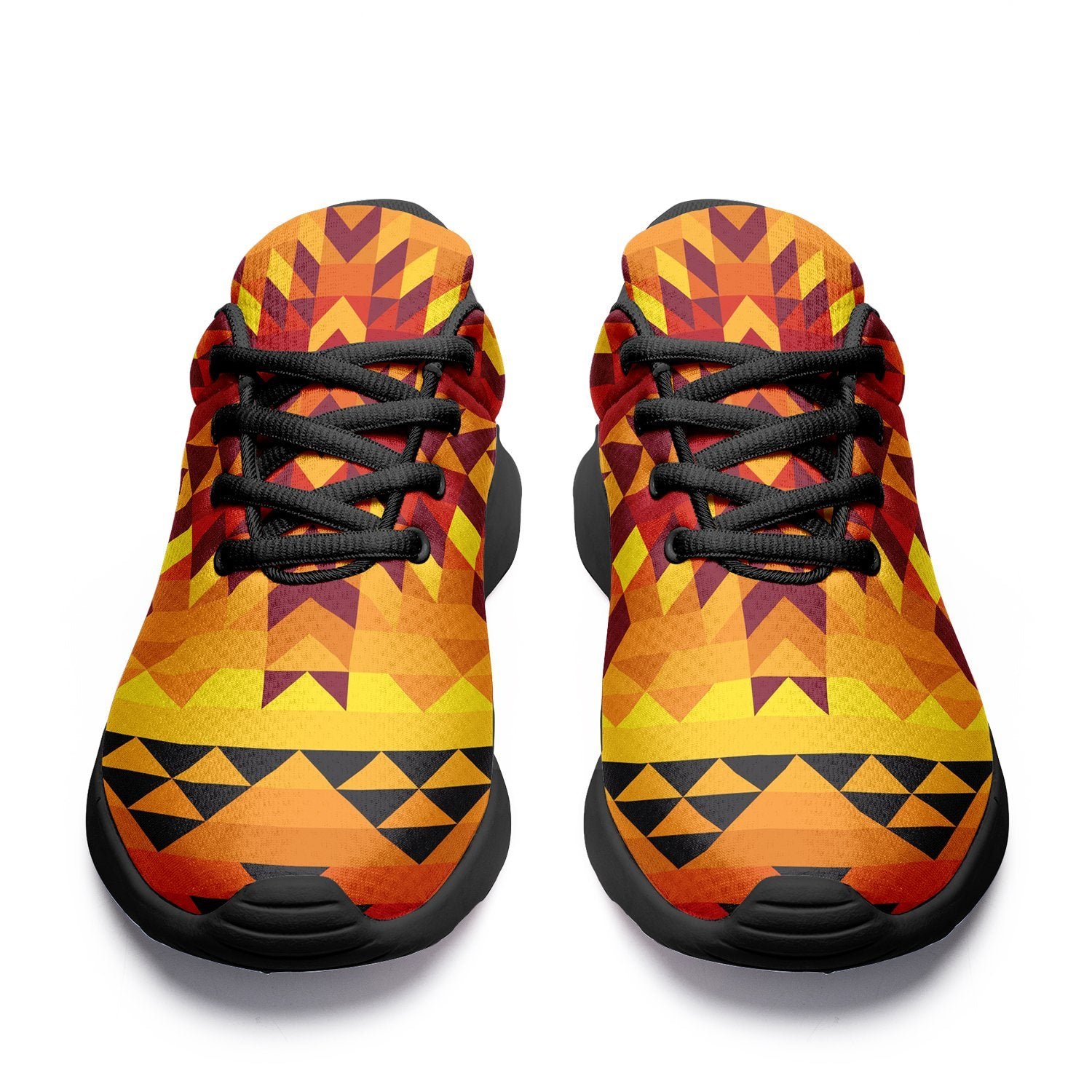 Desert Geo Yellow Red Ikkaayi Sport Sneakers ikkaayi Herman