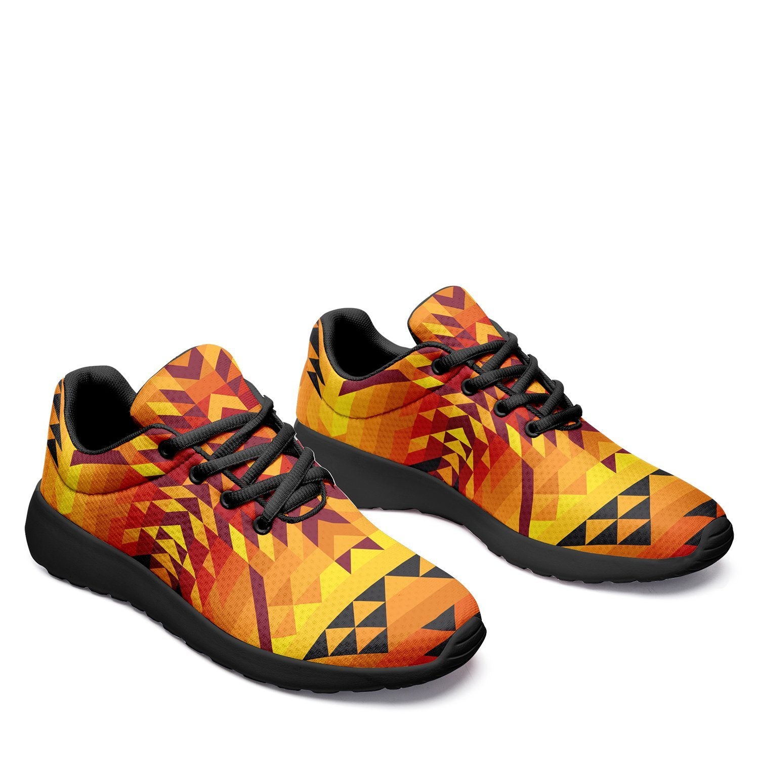 Desert Geo Yellow Red Ikkaayi Sport Sneakers ikkaayi Herman