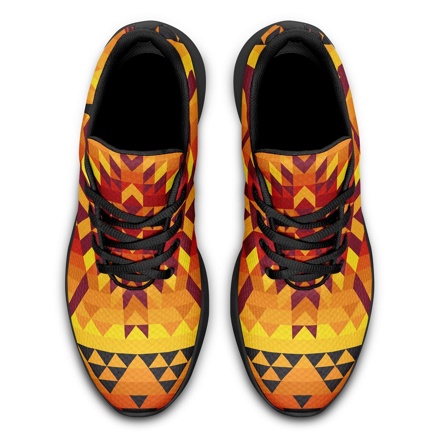 Desert Geo Yellow Red Ikkaayi Sport Sneakers ikkaayi Herman