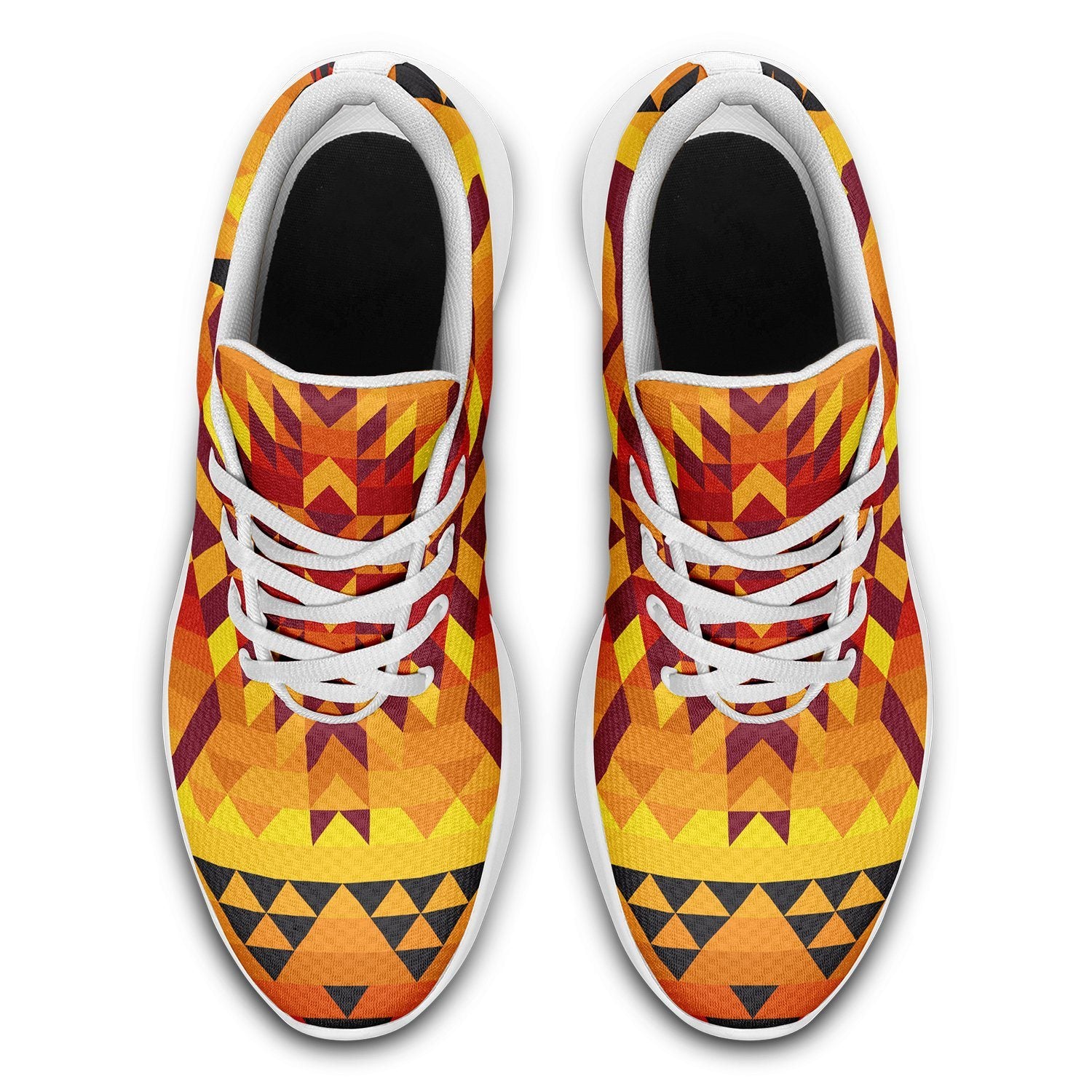 Desert Geo Yellow Red Ikkaayi Sport Sneakers ikkaayi Herman