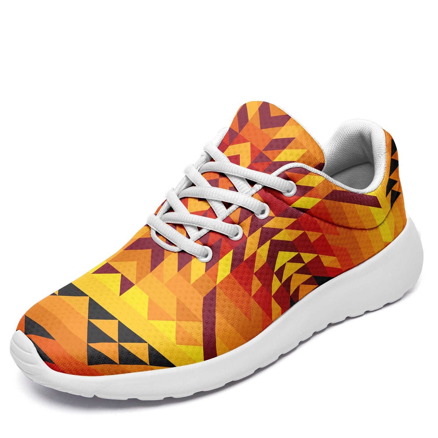 Desert Geo Yellow Red Ikkaayi Sport Sneakers ikkaayi Herman